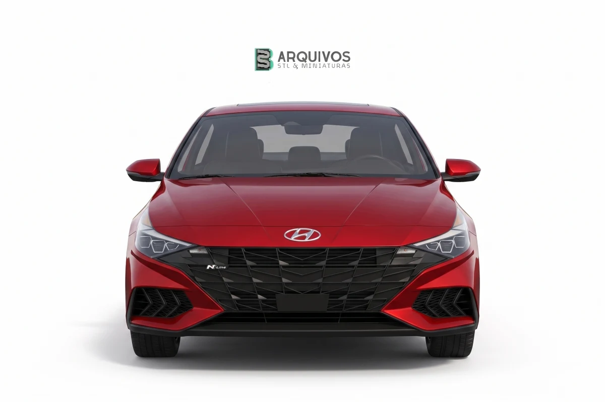 Modelo 3D STL - Hyundai Elantra N Line 2021 — foto 6